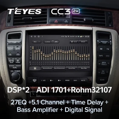 Штатная магнитола Teyes CC3 2K 6/128 Toyota Crown 12 S180 (1999-2008)