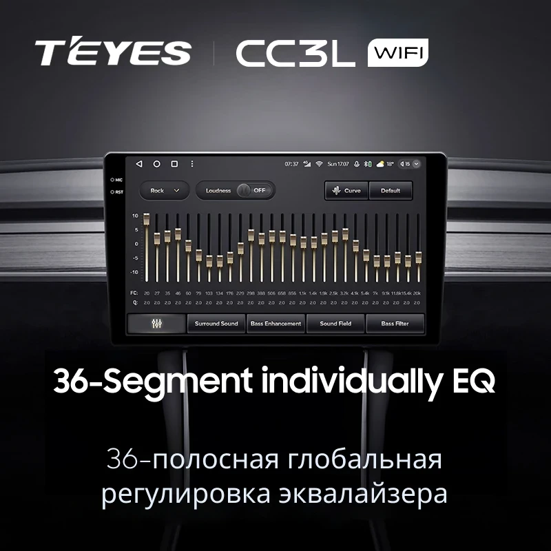 Штатная магнитола Teyes CC3L WiFi 2/32 Toyota Vios (2020-2023) Правый руль