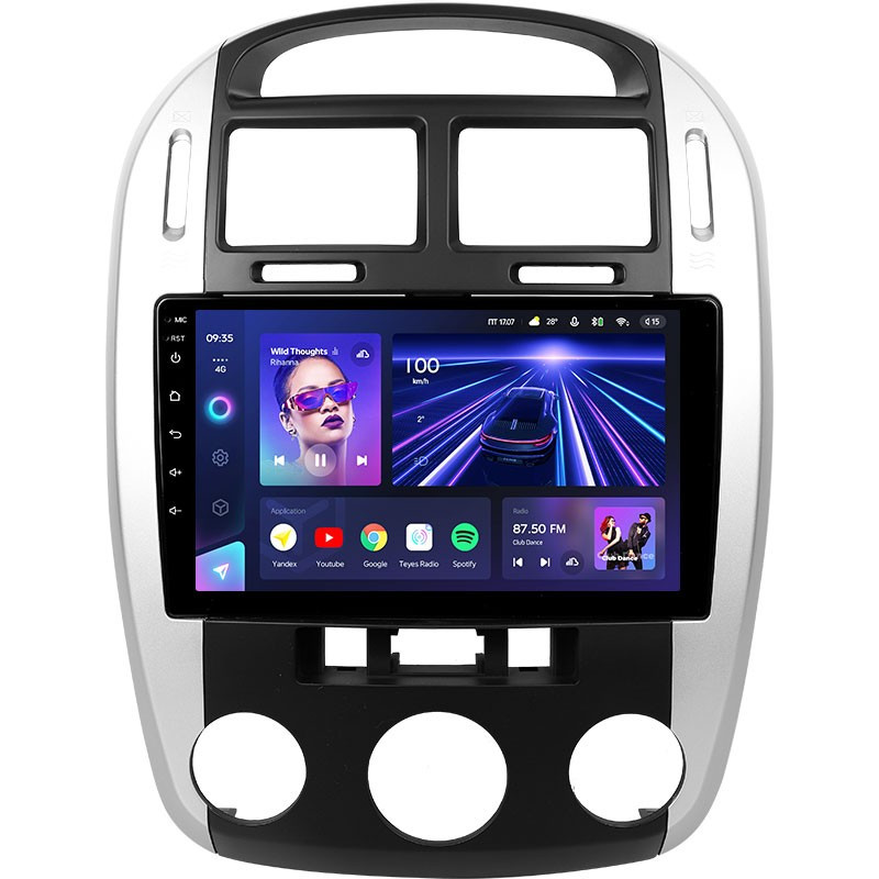 Штатная магнитола Teyes CC3 4/32 Kia Cerato 1 LD (2004-2008) F1