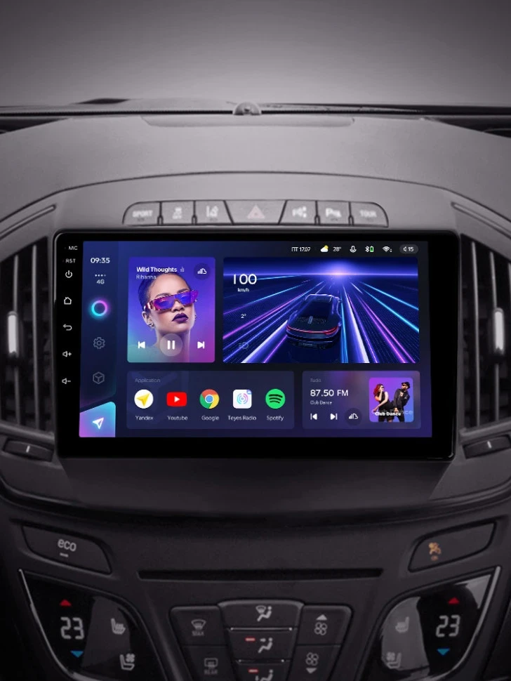 Штатная магнитола Teyes CC3 4/32 Opel Insignia (2013-2017) Тип-A