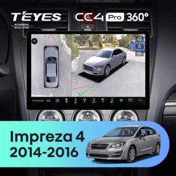 Штатная магнитола Teyes CC4 Pro 360 8/128 Subaru Impreza 4 (2014-2016) (11")